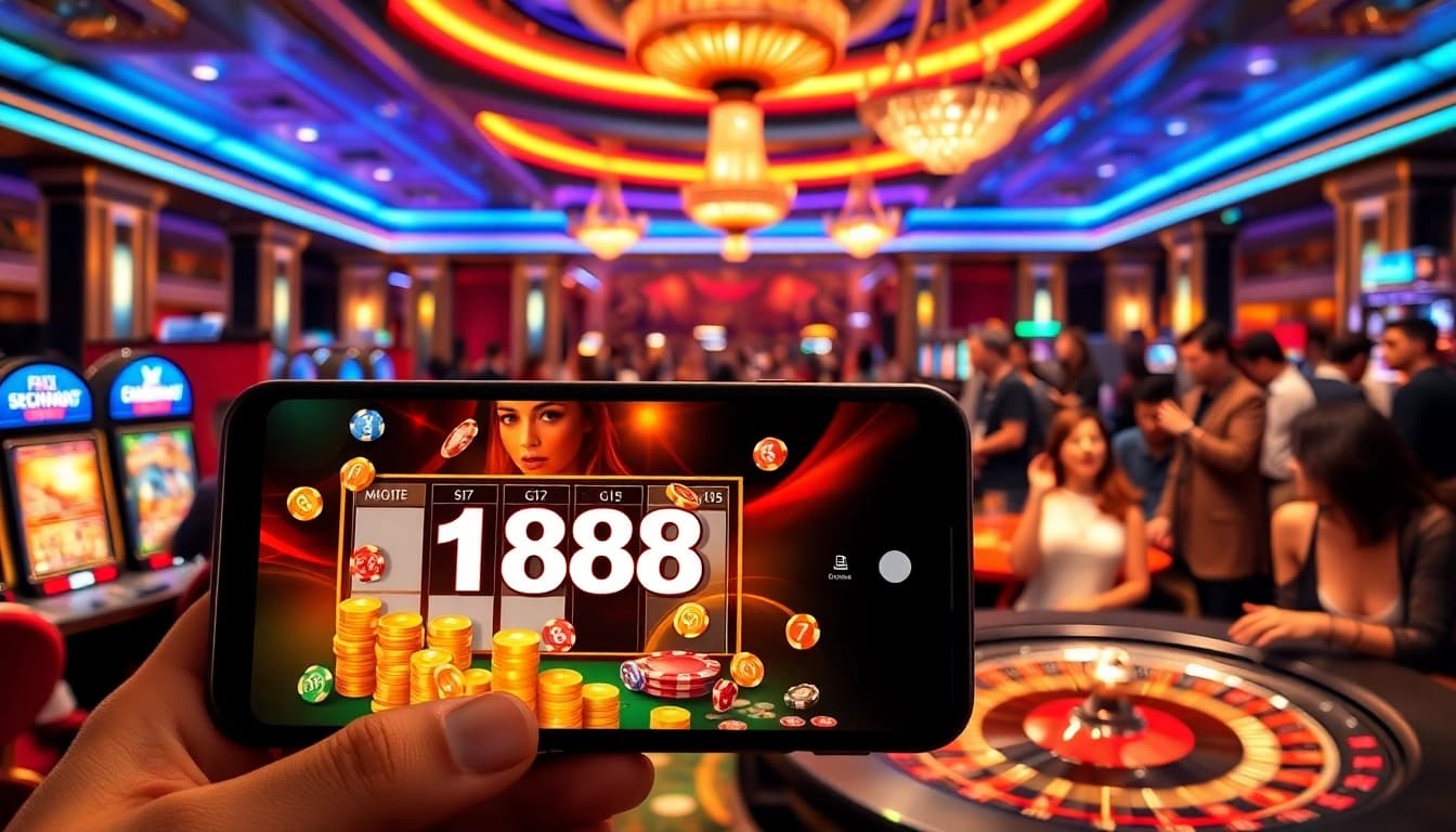 Experience thrilling bets at C168 with exciting casino visuals and gaming excitement.