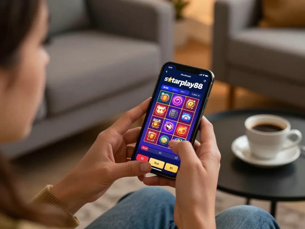 Berkegiatan dengan aplikasi mobile starplay88 sambil menikmati permainan slot strategis.