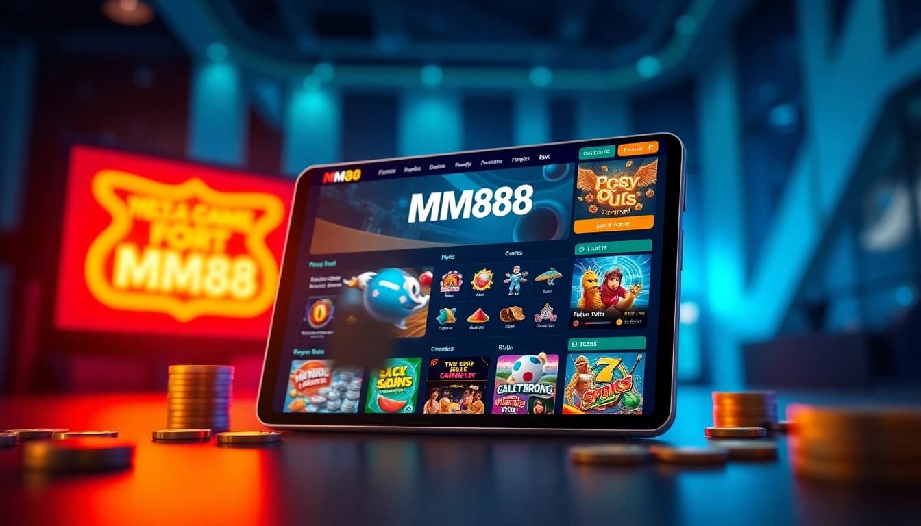 MM88 online gambling platform showcasing diverse games and modern interface
