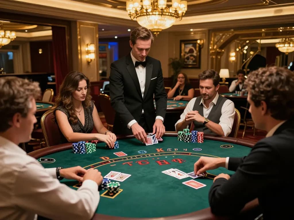 Engaging moment at the blackjack table as players prepare for the Jilipinas register