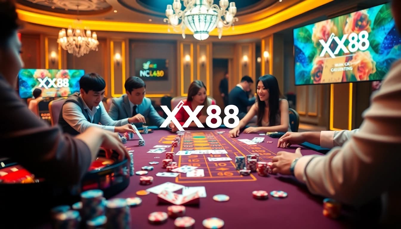 Experience the excitement of betting at nhà cái XX88 with vibrant casino games and luxurious atmosphere.