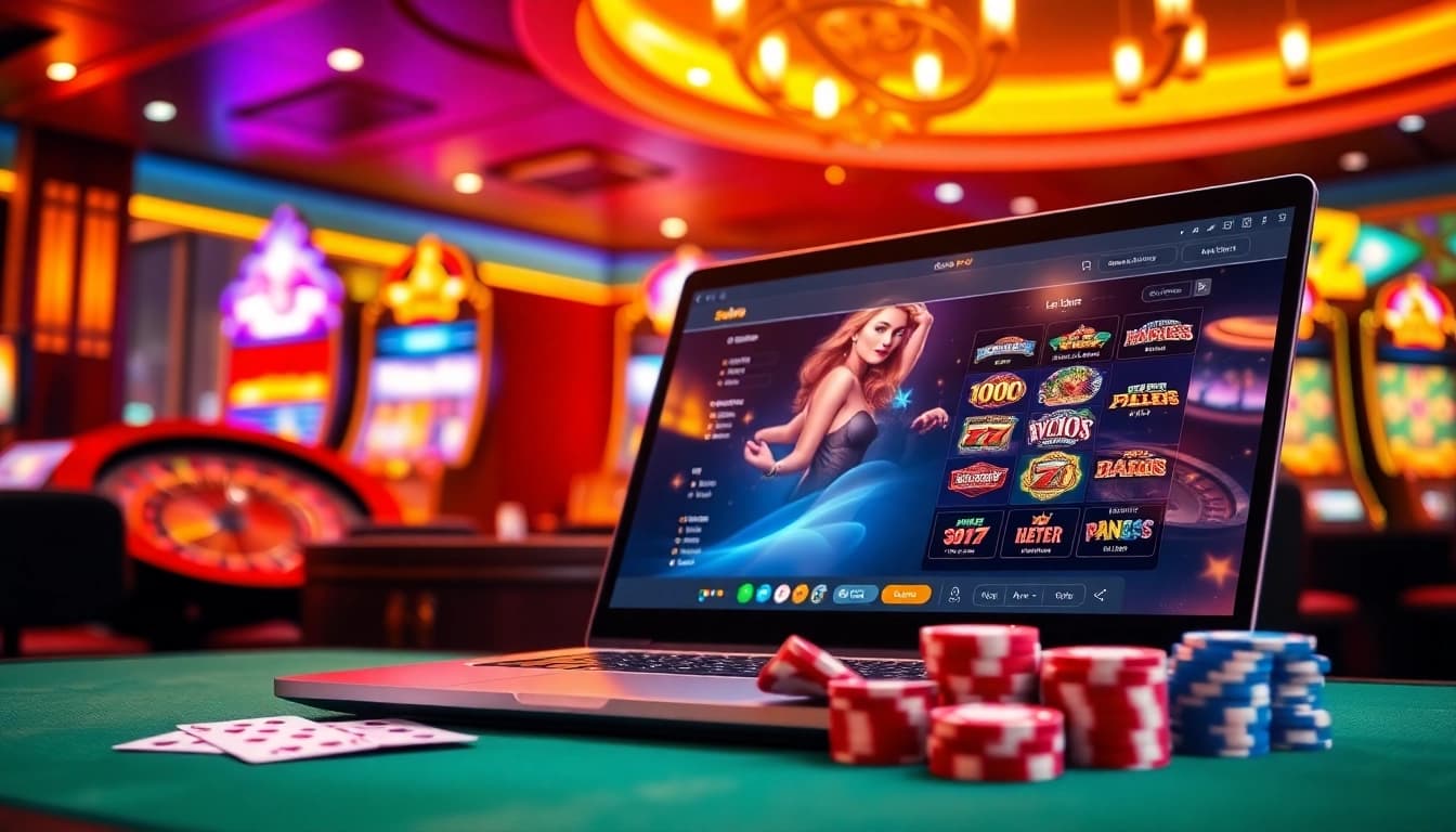 Experience the thrill of gaming with slot777 login across an inviting casino setting.