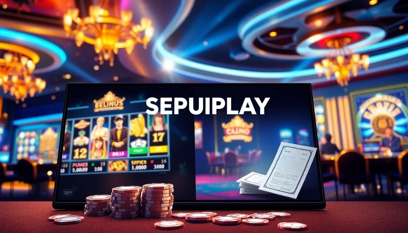 Experience the excitement of the SEPUHPLAY link with engaging gameplay visuals from online slots and live casino.