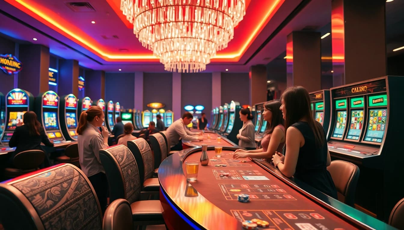 Interaktive Spiele im spannenden casino-spiele de mit bunten Spielautomaten und Tischspiel-Aktionen.