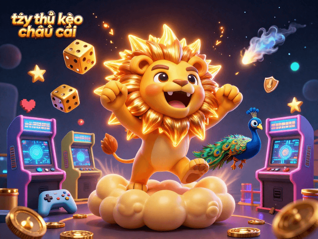 Enhance your game with tỷ lệ kèo nhà cái as a roaring sun lion triumphs on golden clouds.