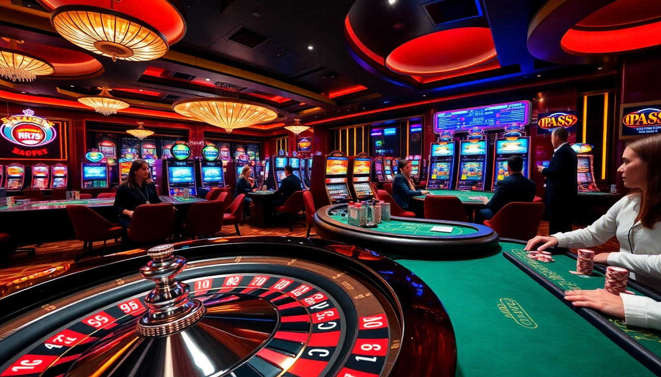 Experience the excitement at rr 88 casino with luxurious gaming, vibrant roulette, and engaging players.