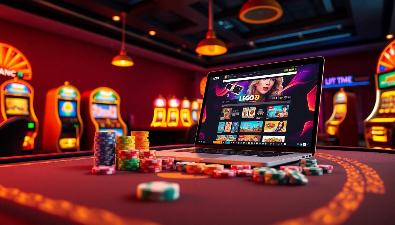 Experience exciting gaming opportunities with LEGO138 daftar displayed on a luxurious casino table.