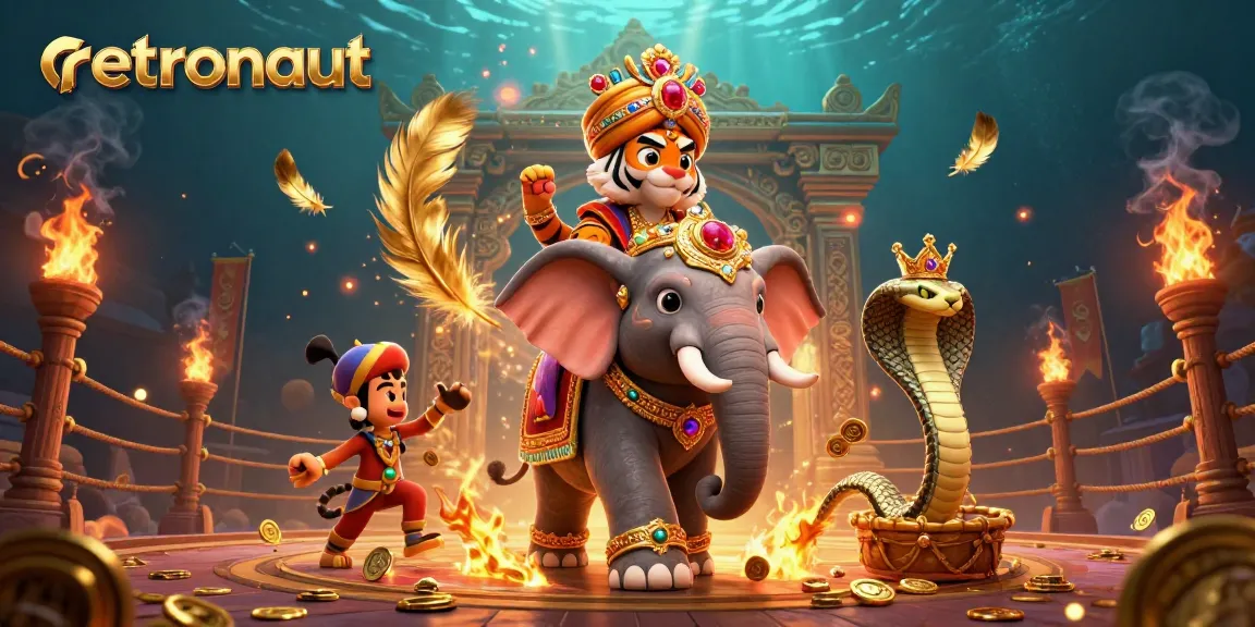 Experience the rich heritage of retronaut gaming with a vibrant casino-themed digital artwork.