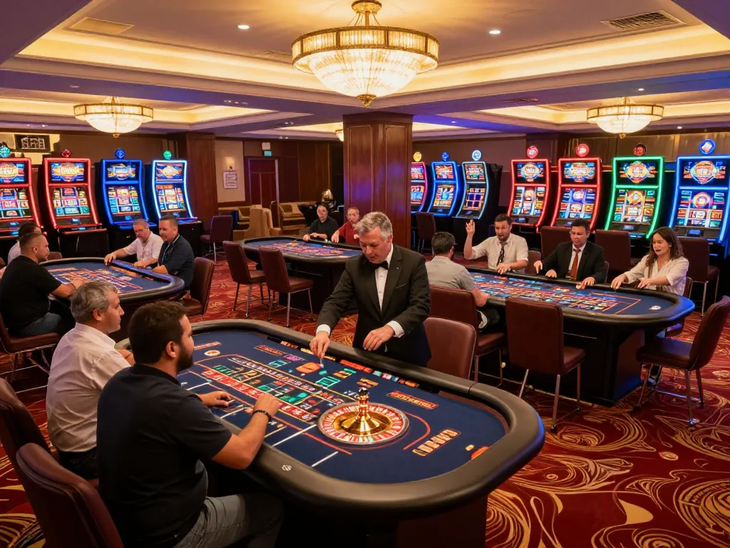 Players enjoying their time at Vipwin casino, placing bets and winning at the roulette table.
