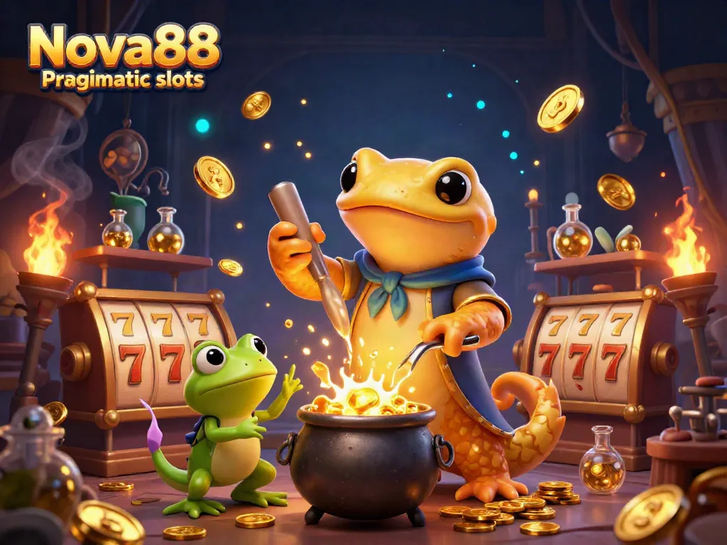 Experience the excitement of Nova88 Pragmatic slots with dynamic gold coin transmutations and thrilling gameplay.