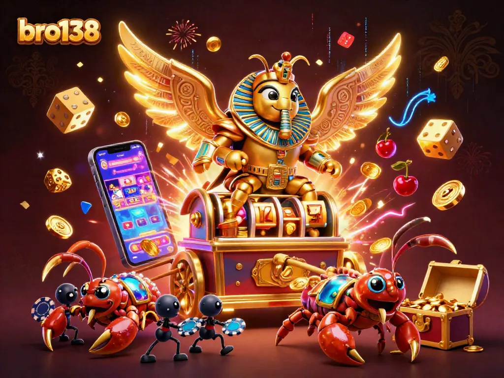 Join an exhilarating casino adventure with bro138, where golden scarabs and exciting jackpots come alive!