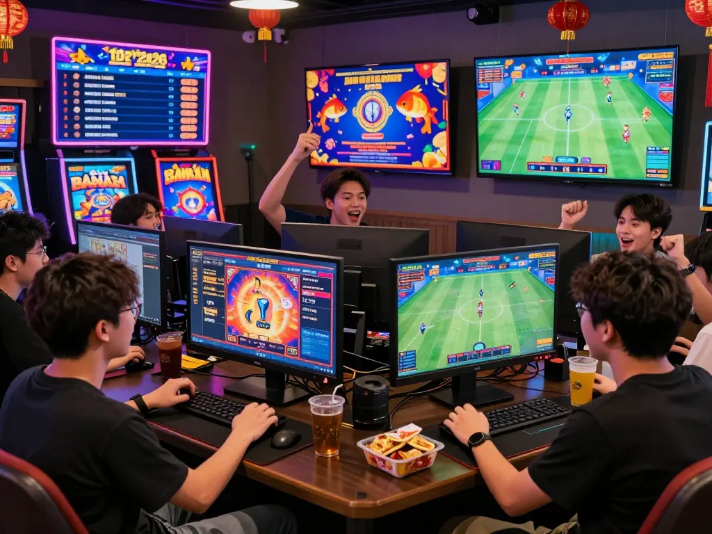 Excited players engaging in online gaming at UU88, showcasing festive Tet 2026 promotions.