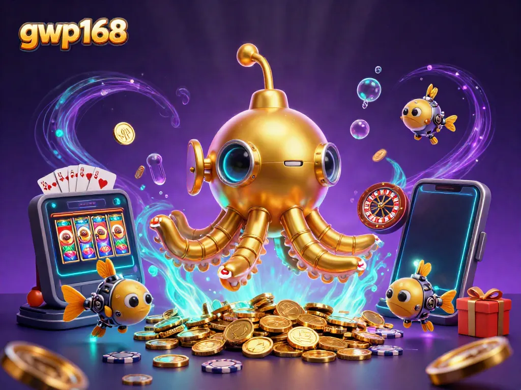 GWP168: Menangkan jackpot dengan slot inovatif dalam lautan koin emas!