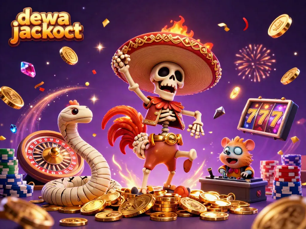 Menangkan dewa jackpot dengan karakter meriah di dunia kasino dan slot