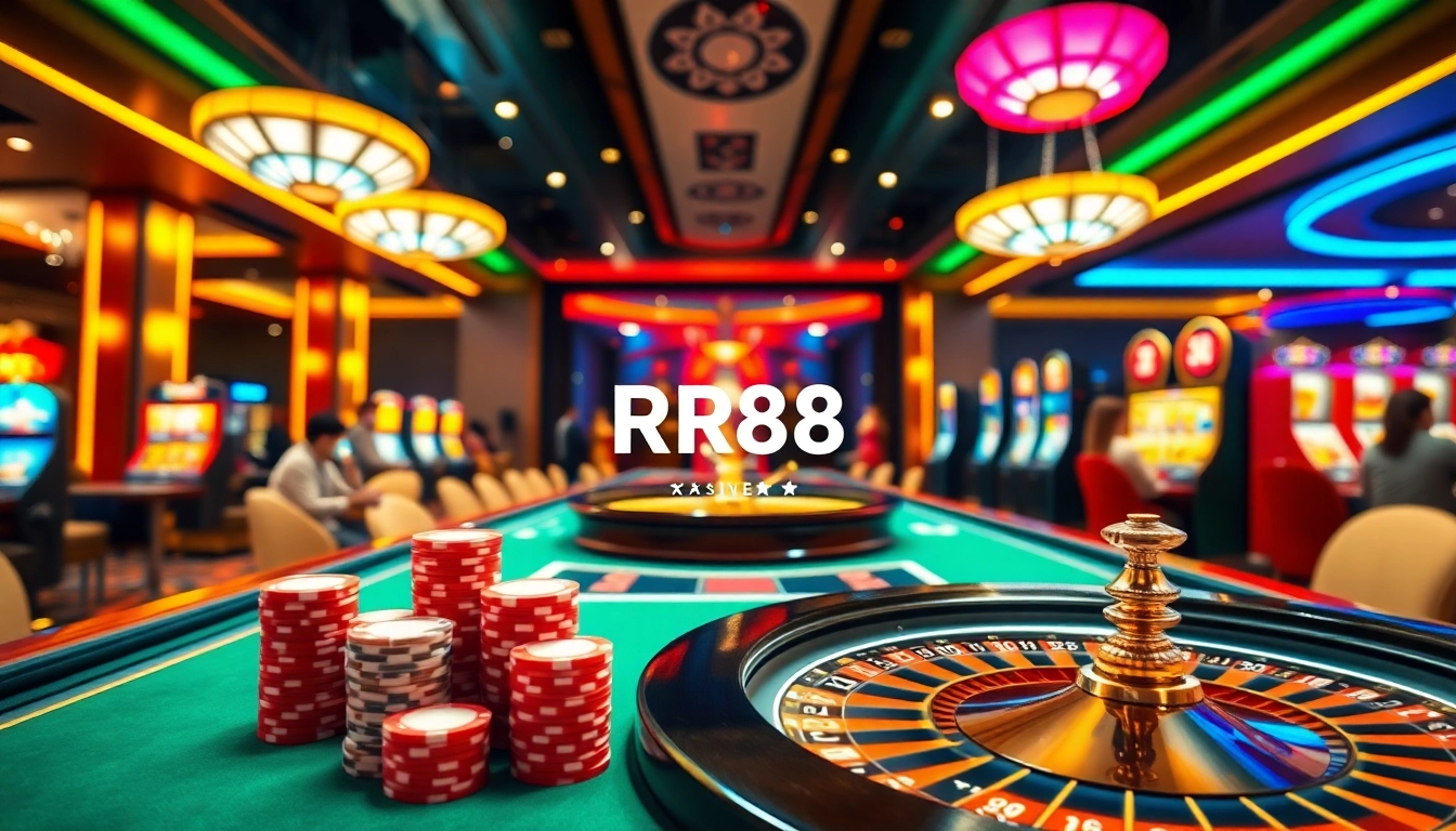 Experience the thrill of RR88 with exciting casino games and vibrant betting tables.