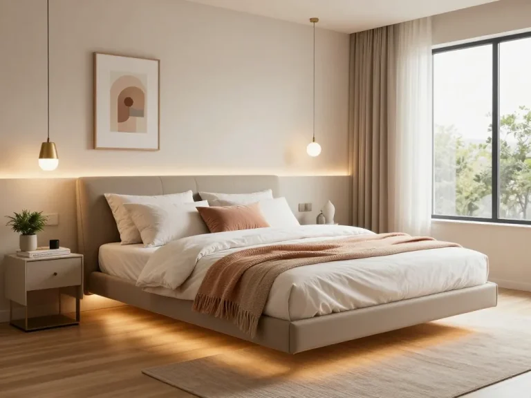 Discover stylish floating beds at https://www.josephineinteriordesign.com/floating-beds/ with cozy interiors and modern aesthetics.